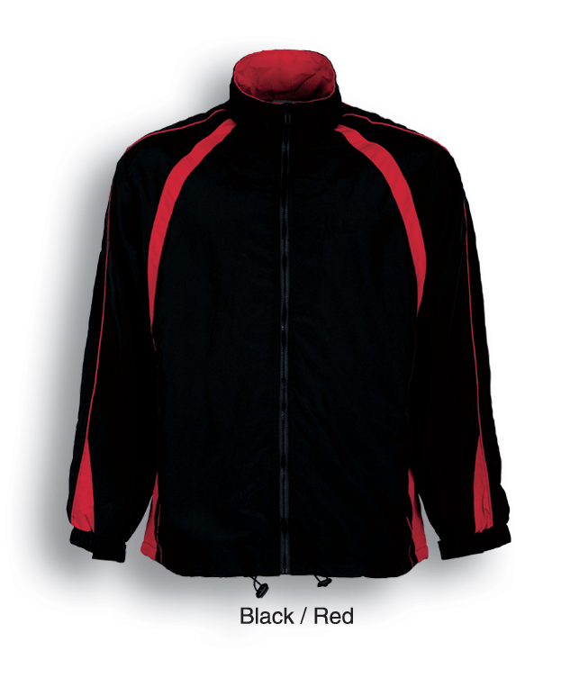 UNISEX TRACKSUIT JACKET WITH CONTRAST PANELS