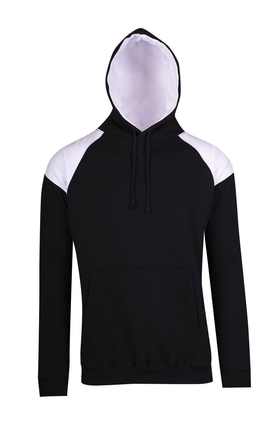 Mens Shoulder Contrast Panel Hoodie