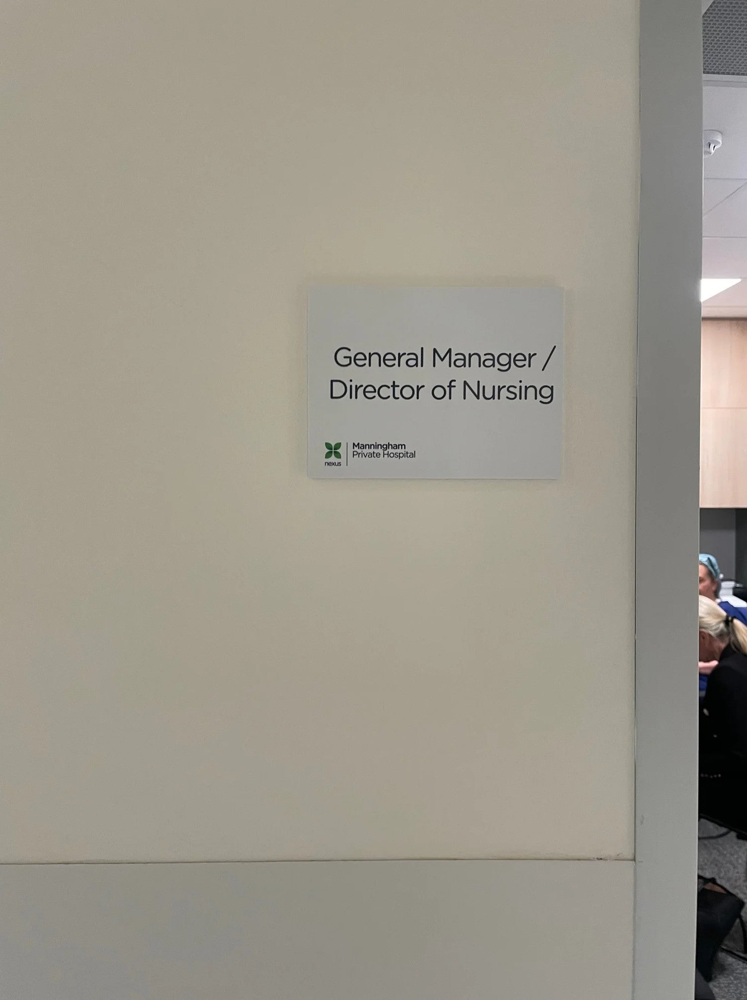 Hospital Signage - Manningham Private Hospital.
