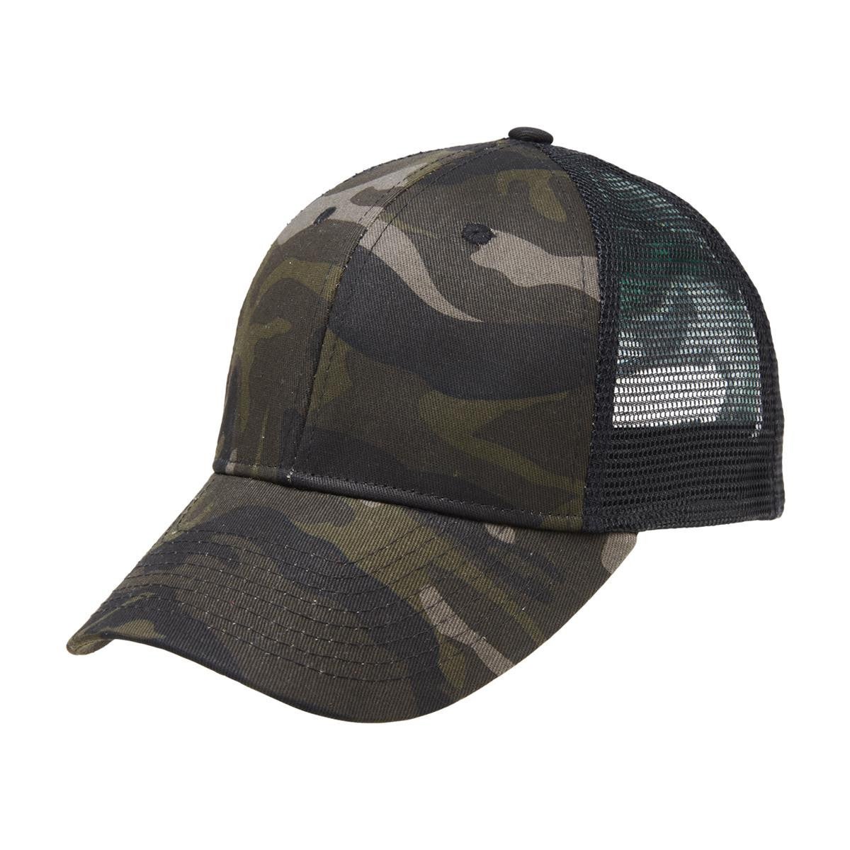 Black Camo Trucker Cap