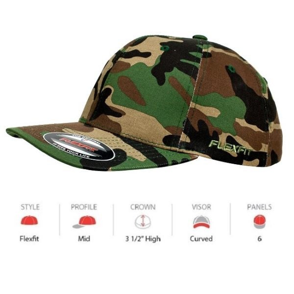 CAMO FLEXFIT CAP