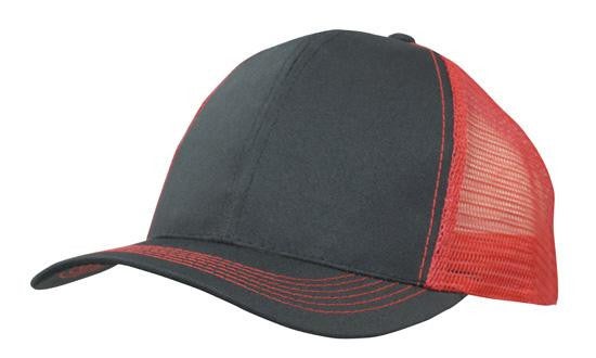 Breathable Poly Twill Cap With Mesh Back