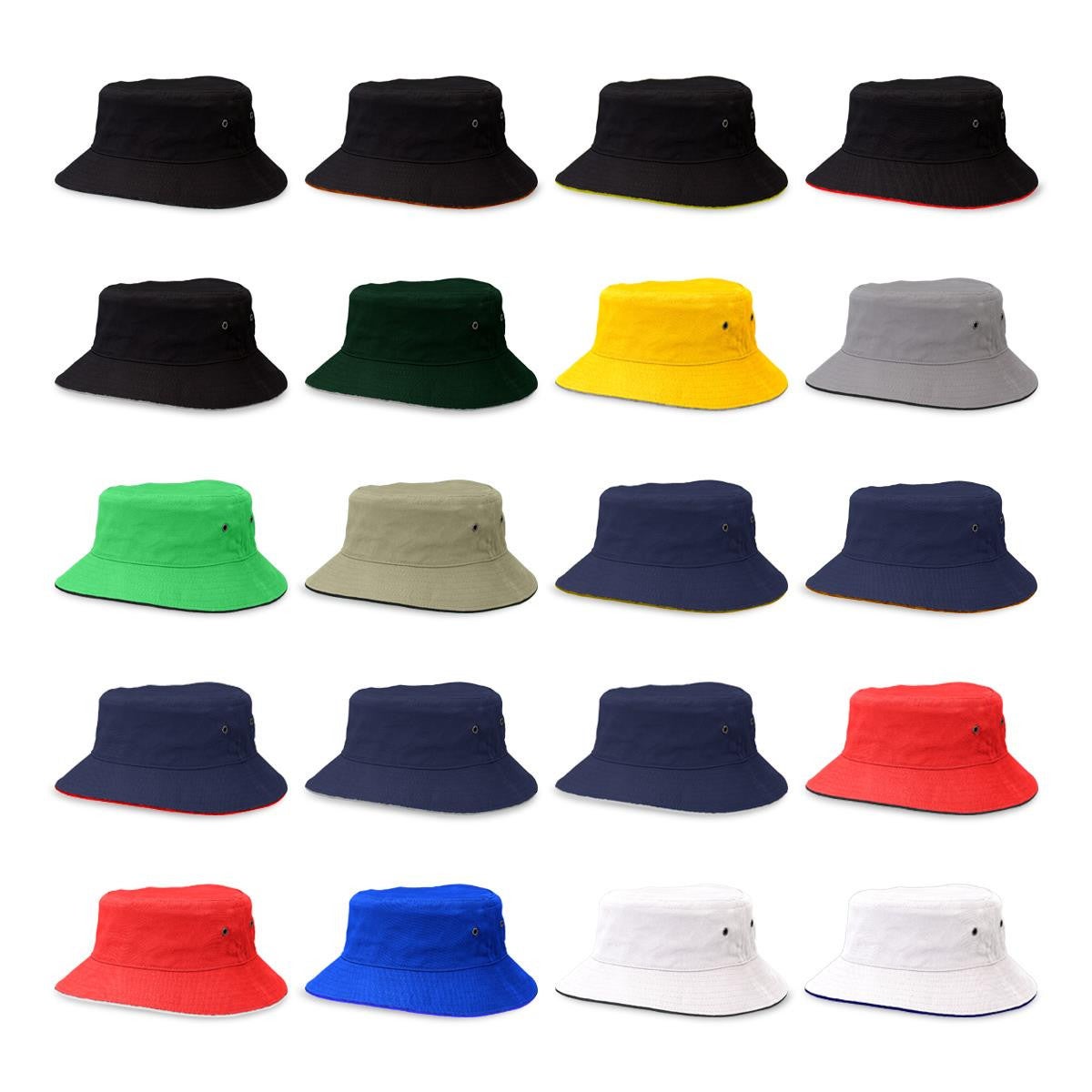 Sandwich Brim Bucket Hat