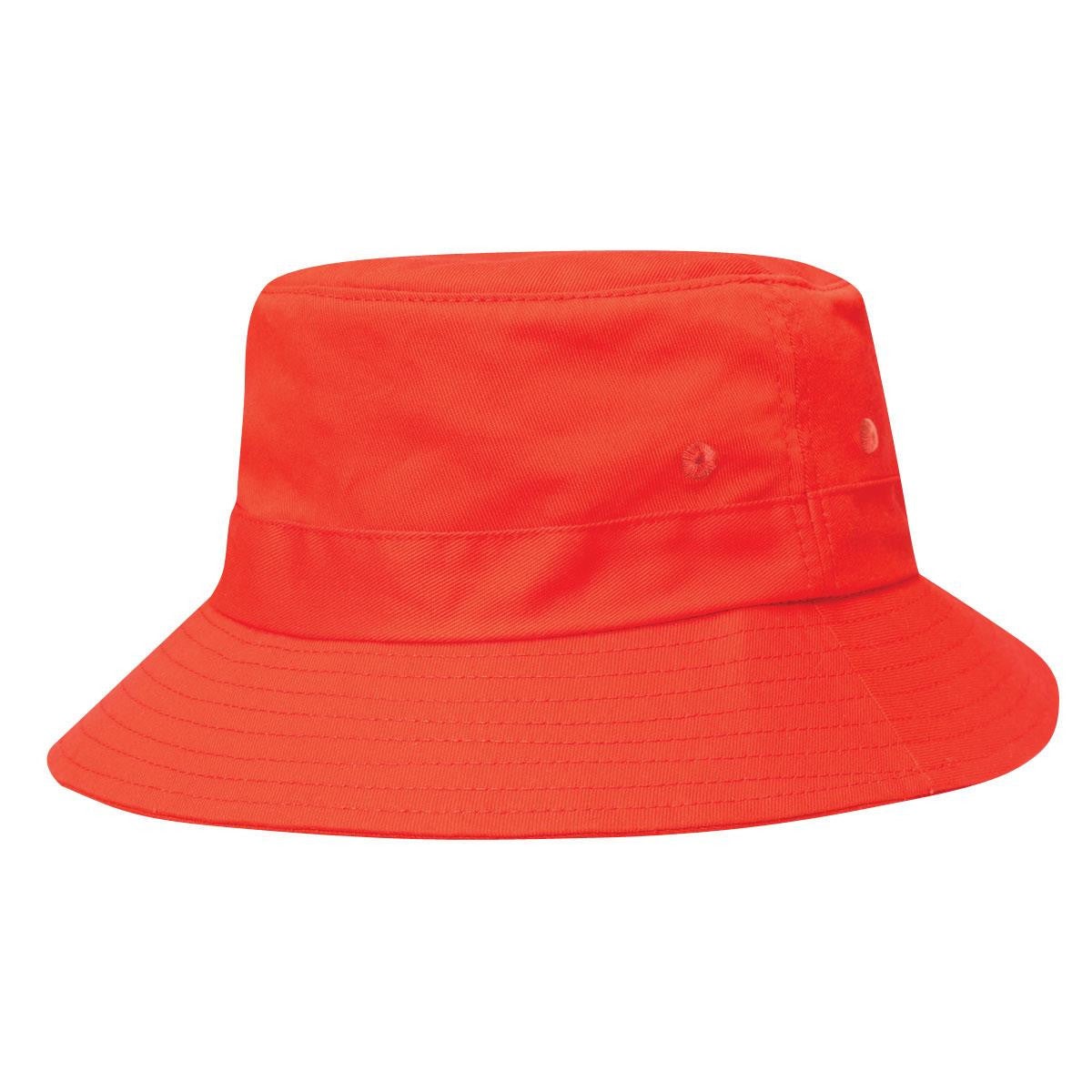 Kids Twill Bucket Hat With Toggle