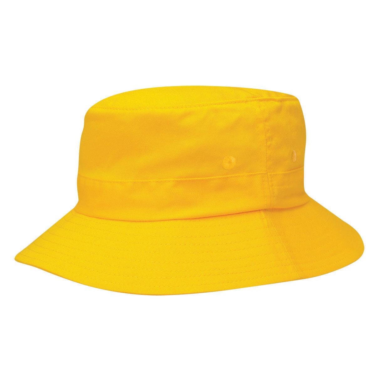 Kids Twill Bucket Hat With Toggle