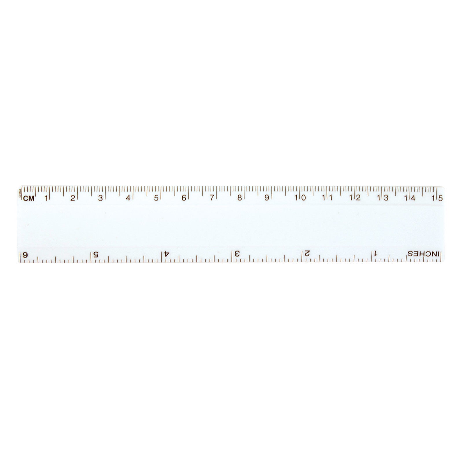 White 15cm Ruler