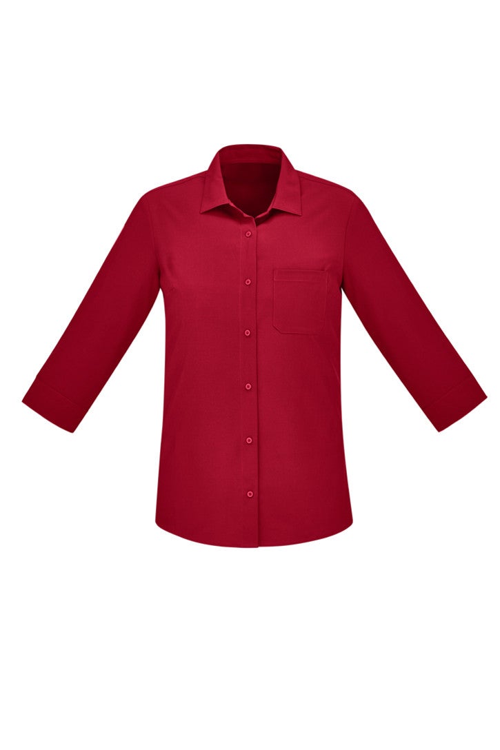 Womens Easy Stretch 3/4 Sleeve Shirt