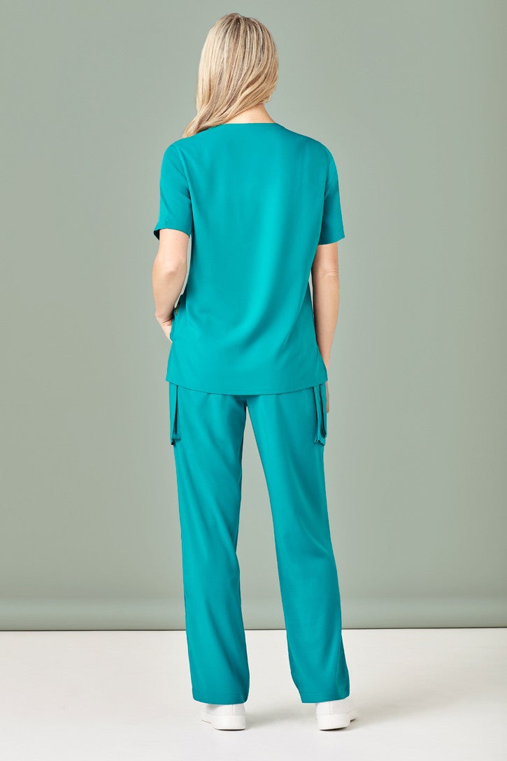 Womens Easy Fit V-Neck Scrub Top