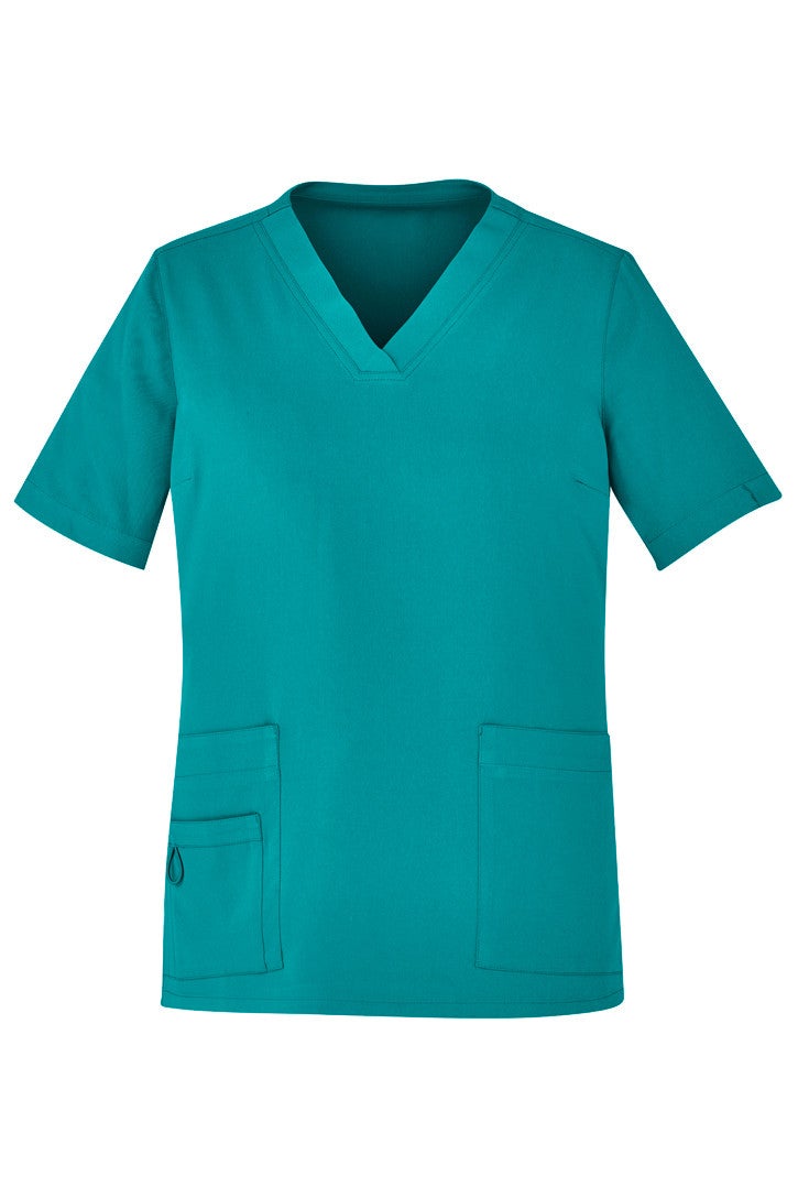 Womens Easy Fit V-Neck Scrub Top