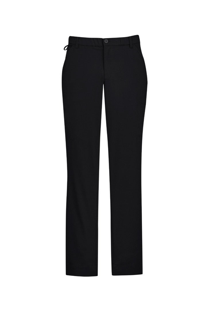 Mens Comfort Waist Flat Front Pant