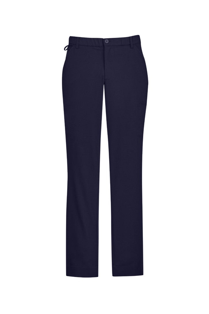 Mens Comfort Waist Flat Front Pant