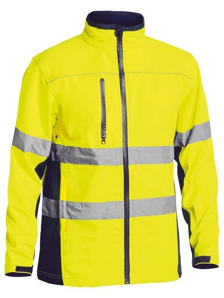 TAPED HI VIS SOFT SHELL JACKET