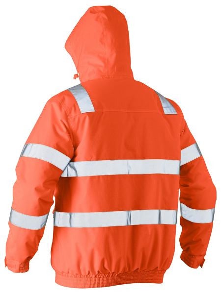 TAPED HI VIS WET WEATHER BOMBER JACKET