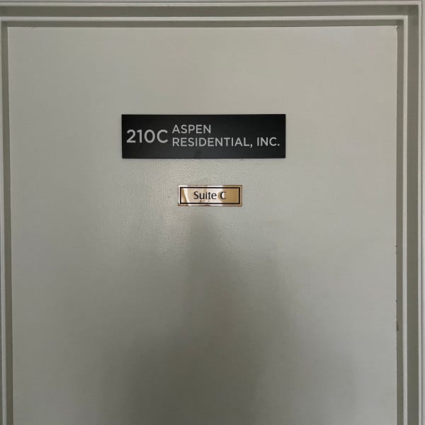 Nameplate signage