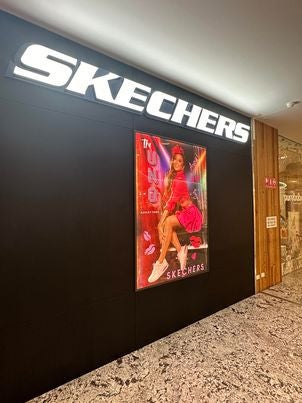 Shop Fitout Signage for Retail Giant Skechers