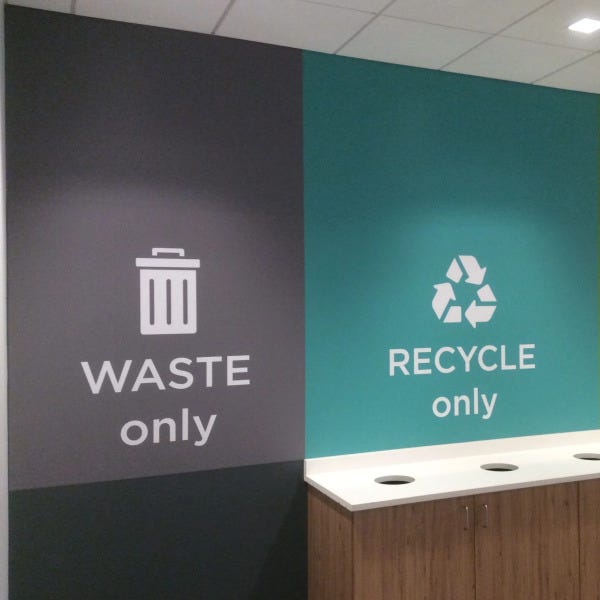 Waltham Thermo Fisher wall graphics cafe