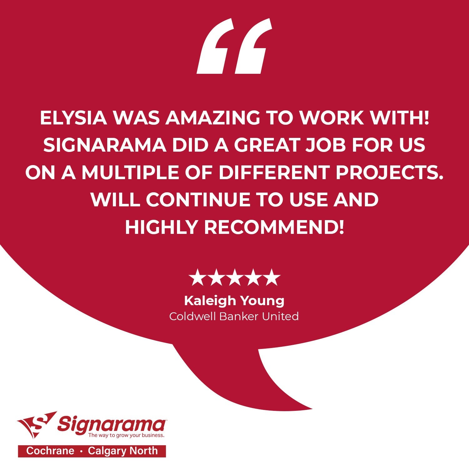 Another Positive Feedback!