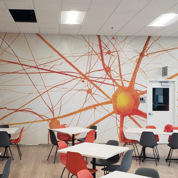 Thermo Fisher Scientific Greencastle PA Break Room Mural
