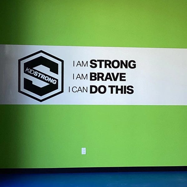 Wayland KidStrong wall graphics