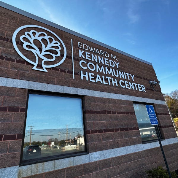 Worcester Edward M Kennedy Community Health dimensional logo
