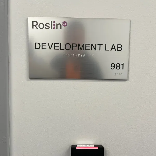 Hopkinton - RoslinCT Building ADA Sign