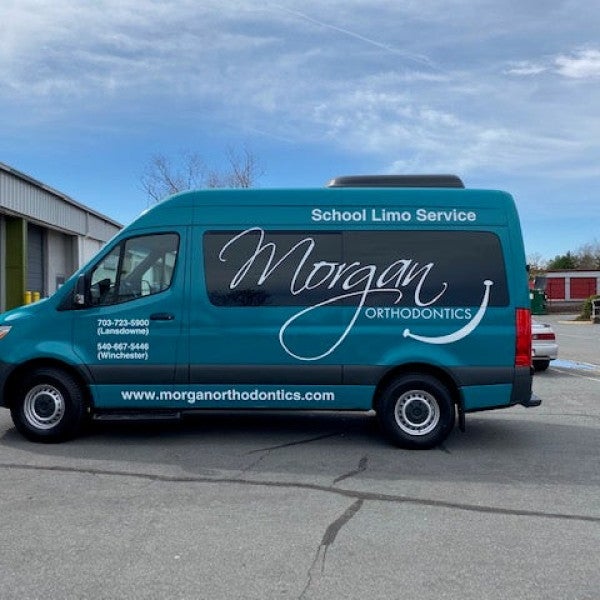 Van Wrap for Morgan Orthodontics in Leesburg and WInchester