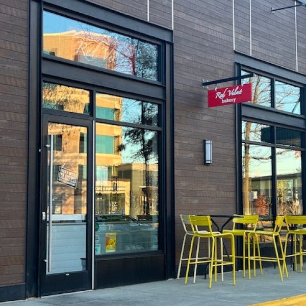 red velvet storefront