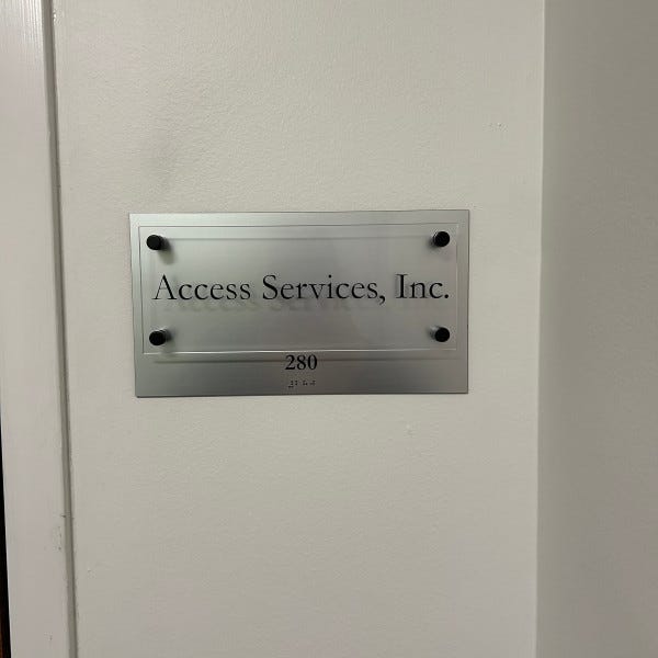 directional signage