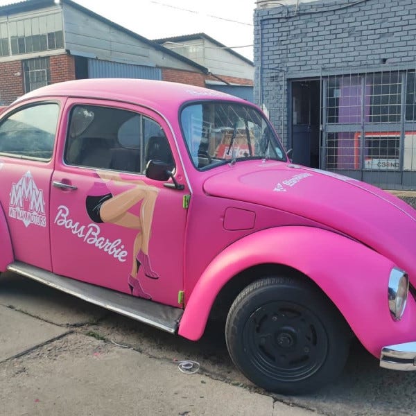 PTA North Barbie car wrap (1)