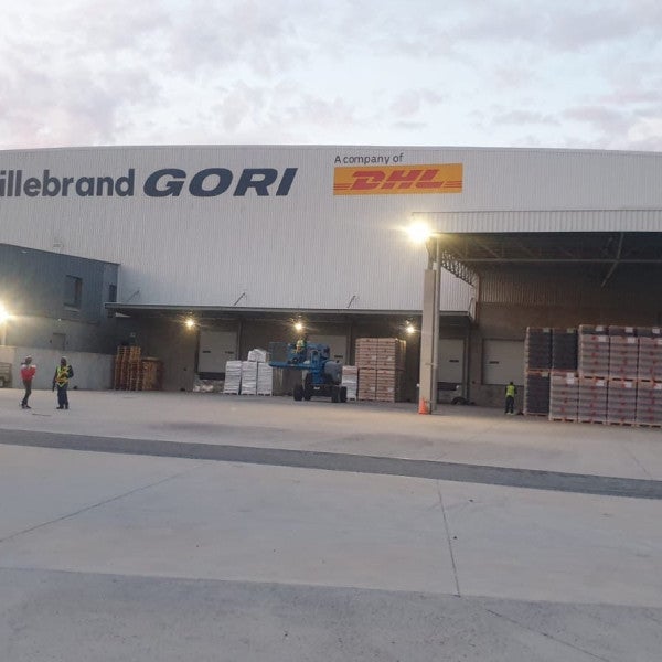 Signage work for DHL