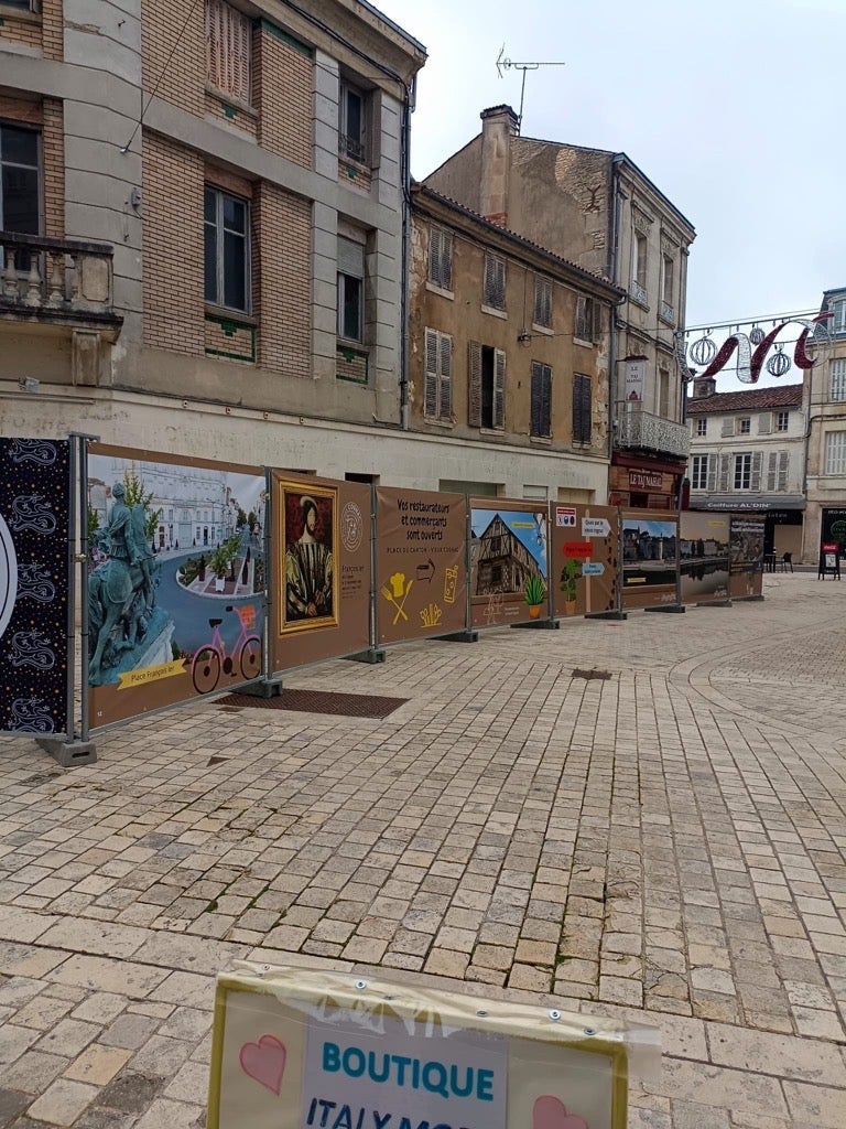 lot de bâches de chantier decoratives