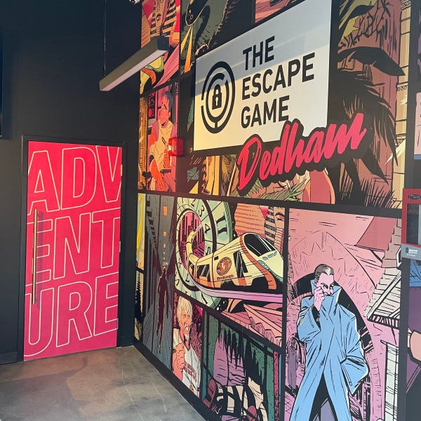 The Escape Game Dedham Wall Mural