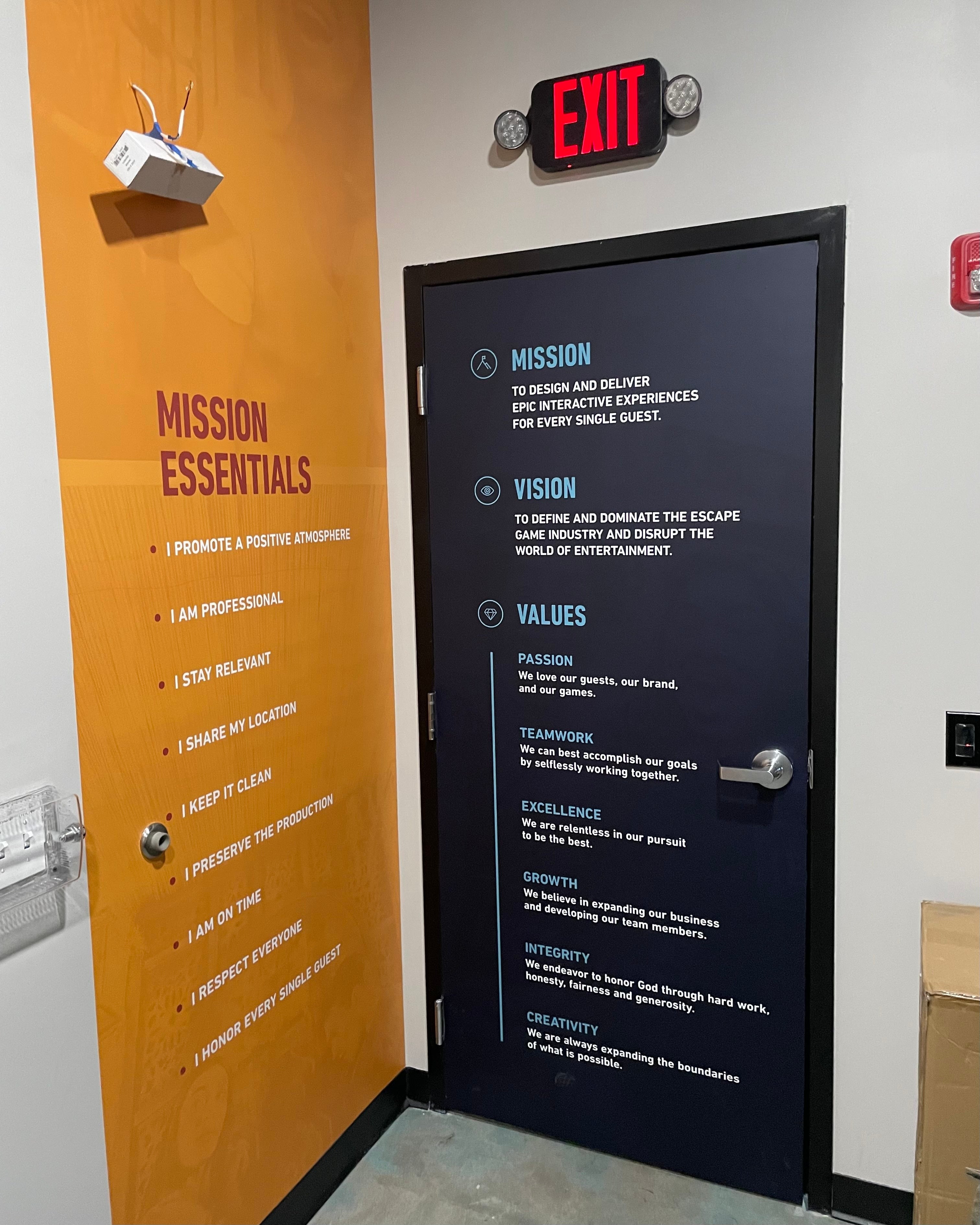 The Escape Game Dedham Signage