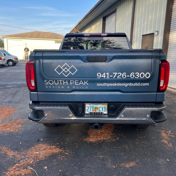 South Pesak Design Build Truck Wrap
