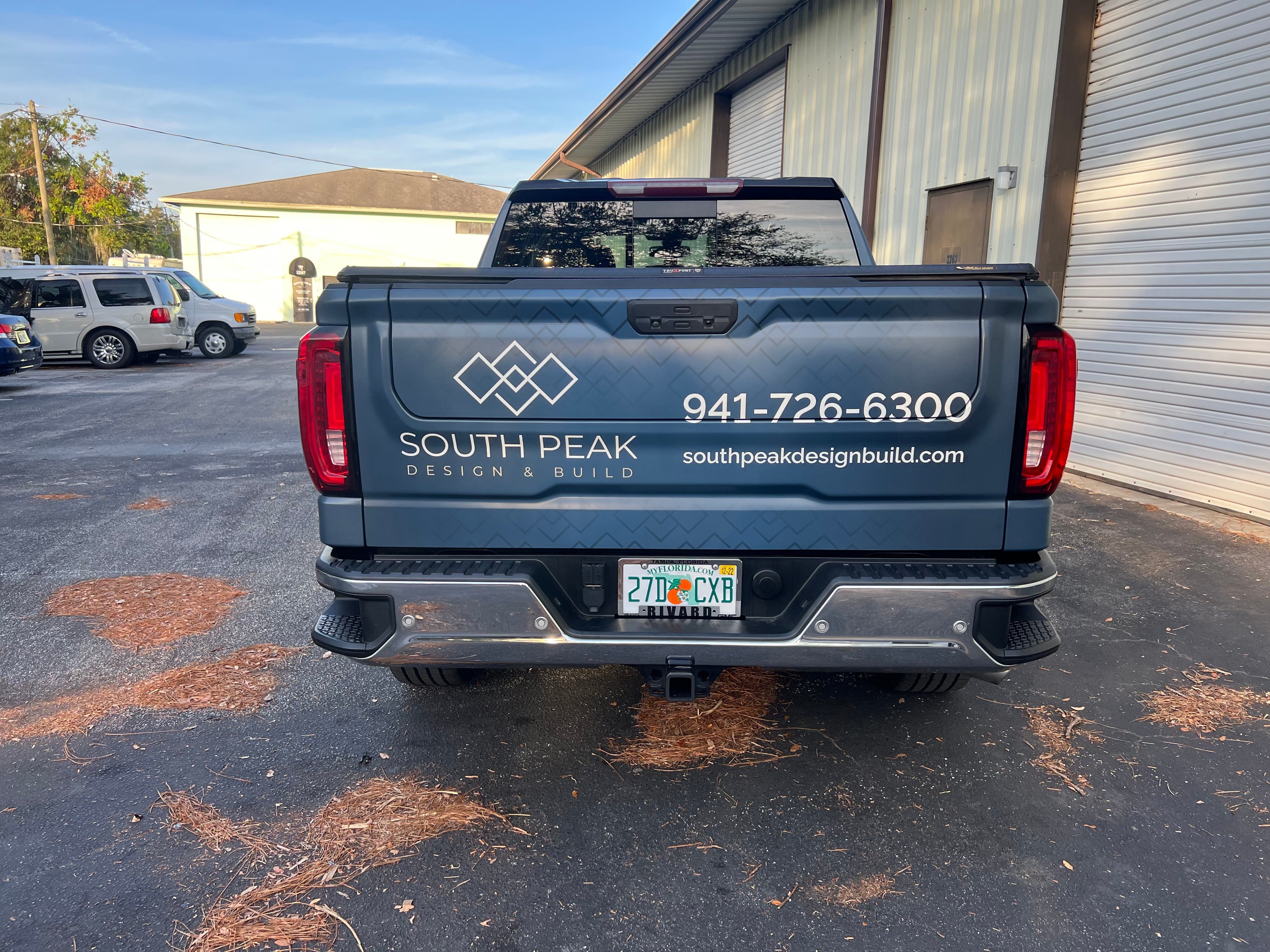 South Pesak Design Build Truck Wrap