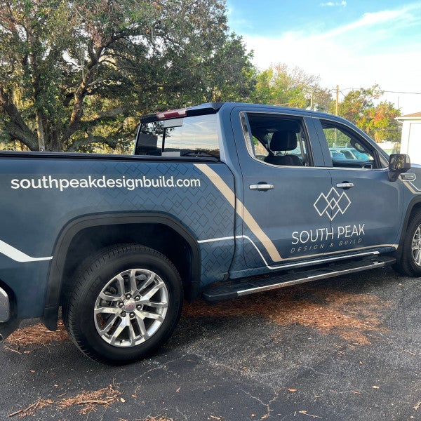 South Pesak Design Build Truck Wrap