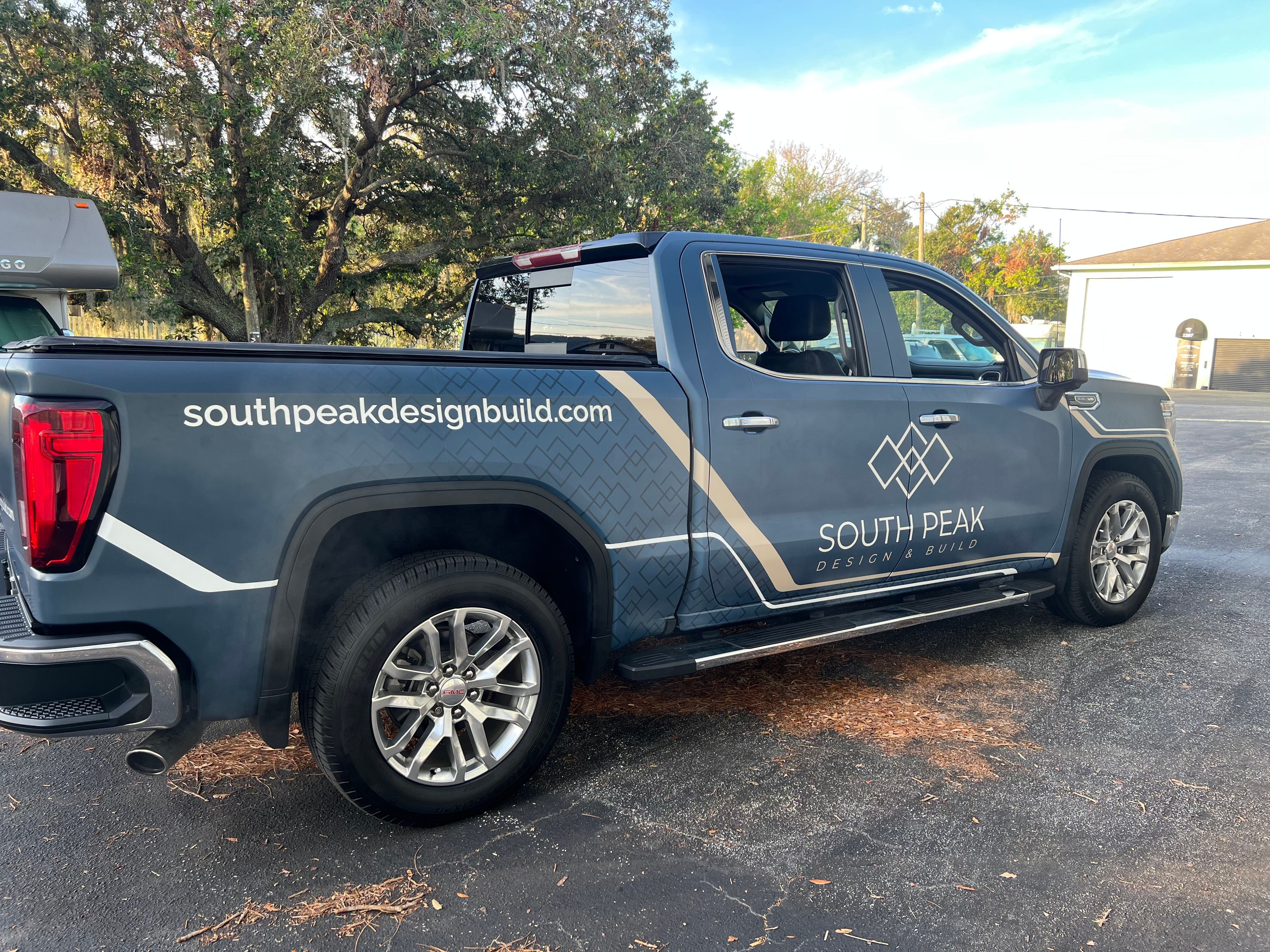 South Pesak Design Build Truck Wrap