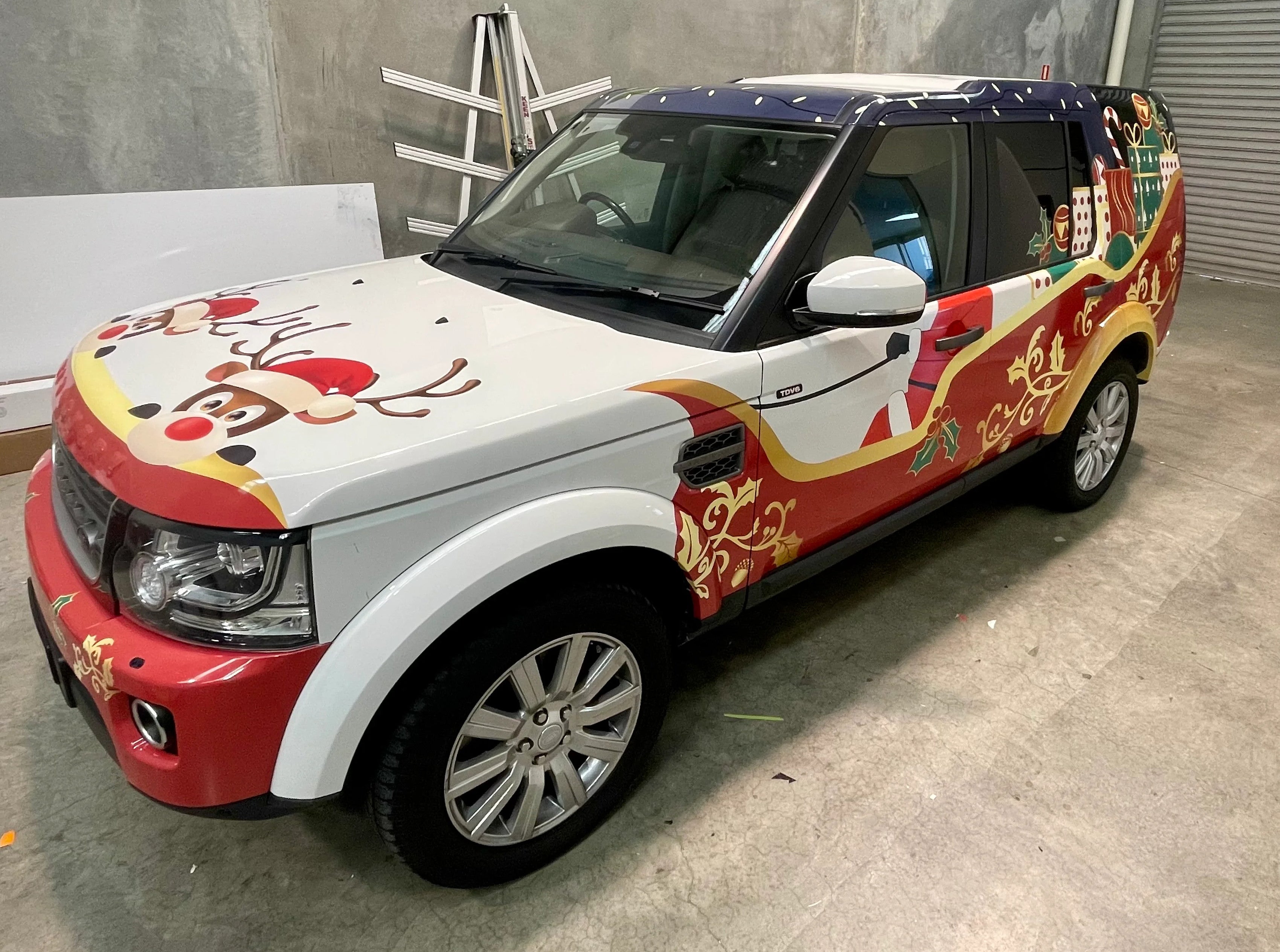 Christmas Car Wrap