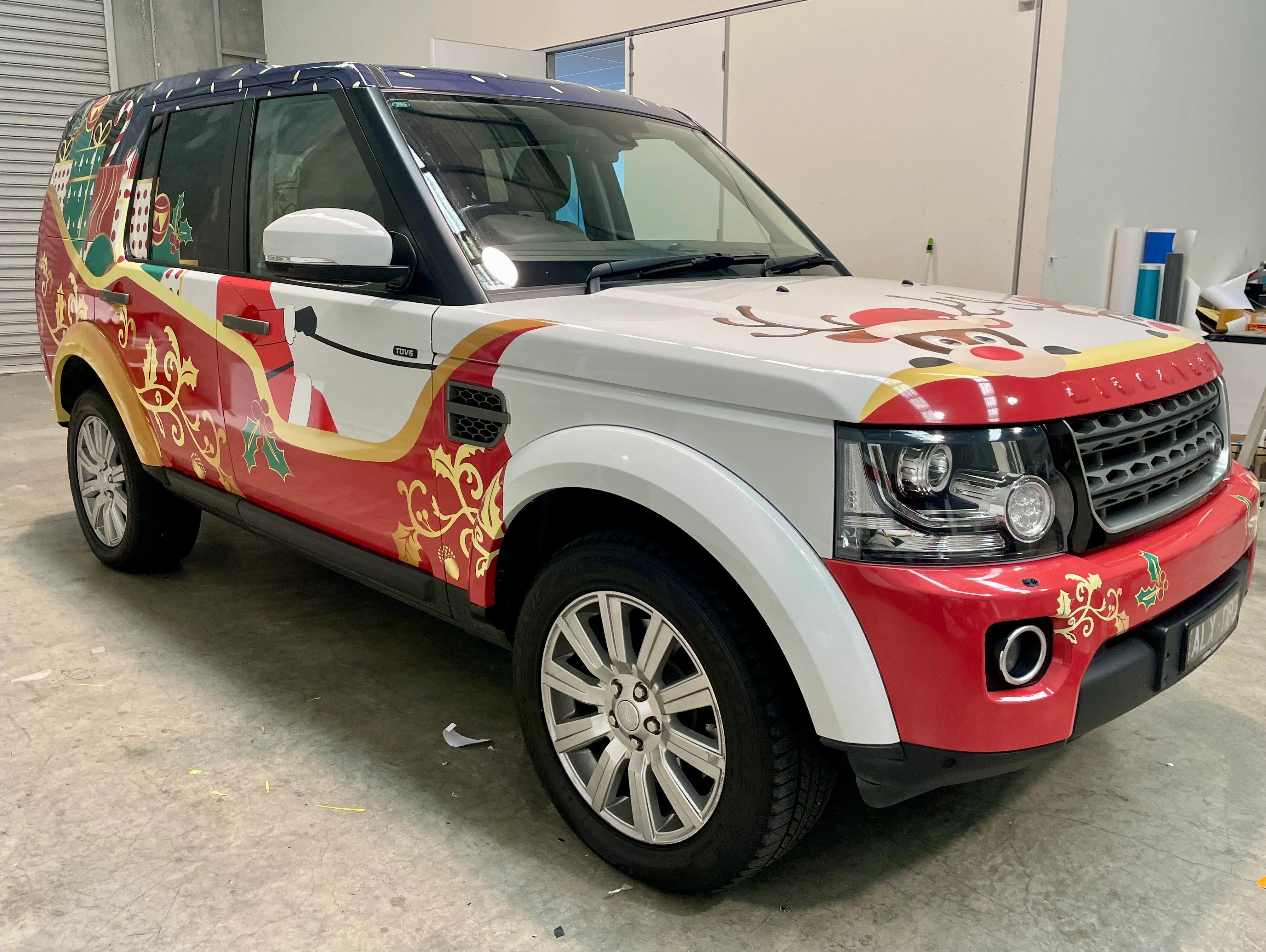 Christmas Car Wrap