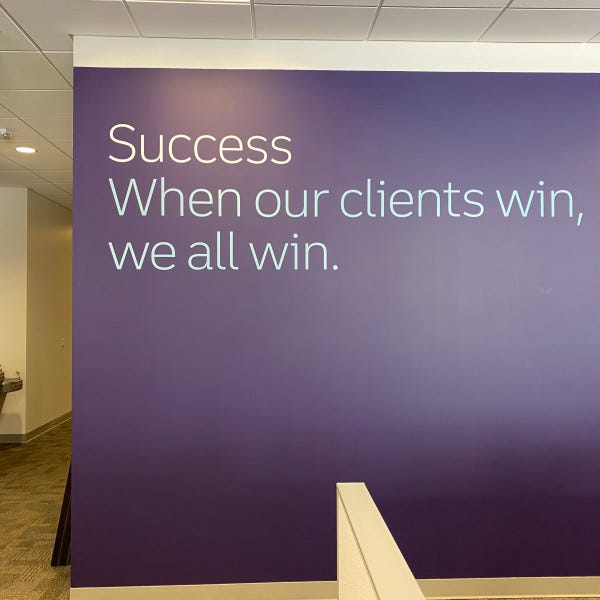 TRUIST interior wall wrap created and installed by Arcadia Signarama 602.954.4680