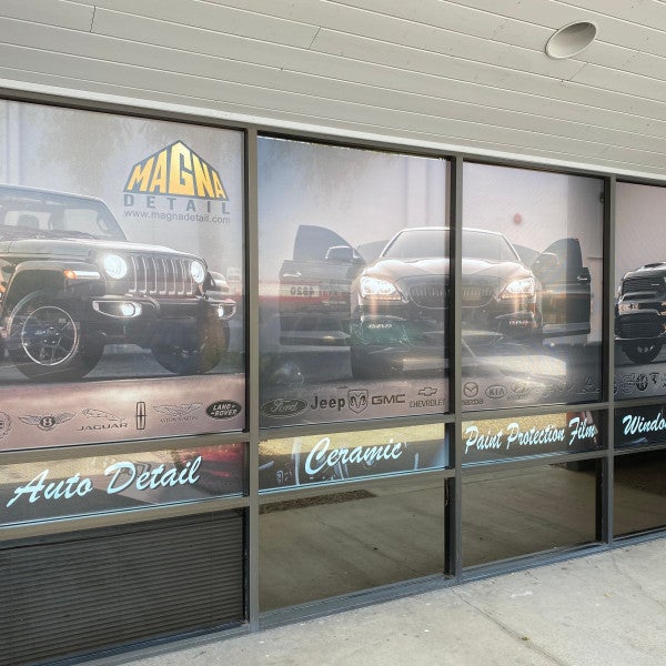 Magna Car and offroad Detail vinyl window graphics that really sell the business and create super value created and installed 602.954.4680 or online at http://www.ArcadiaSignarama.com
