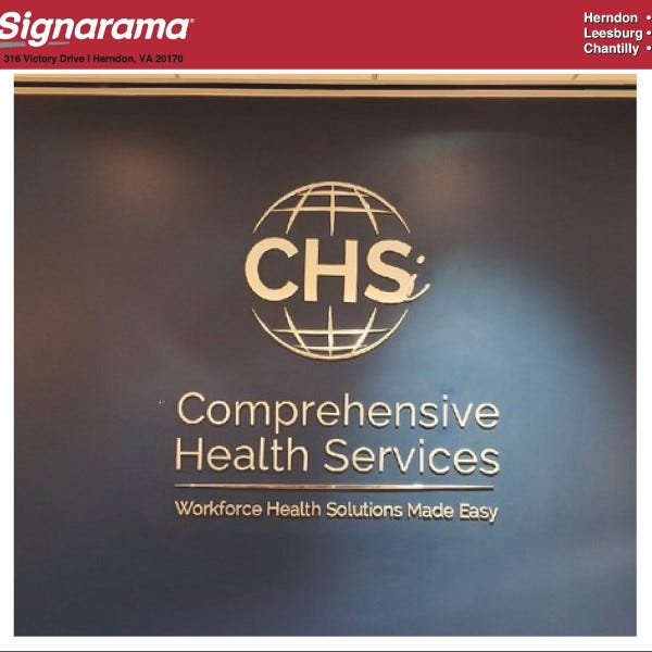 CHS Interior Dimensional Letters