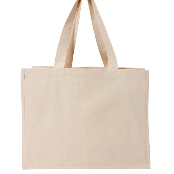 Custom Recycled premium canvas ‘stand-up’ shopper