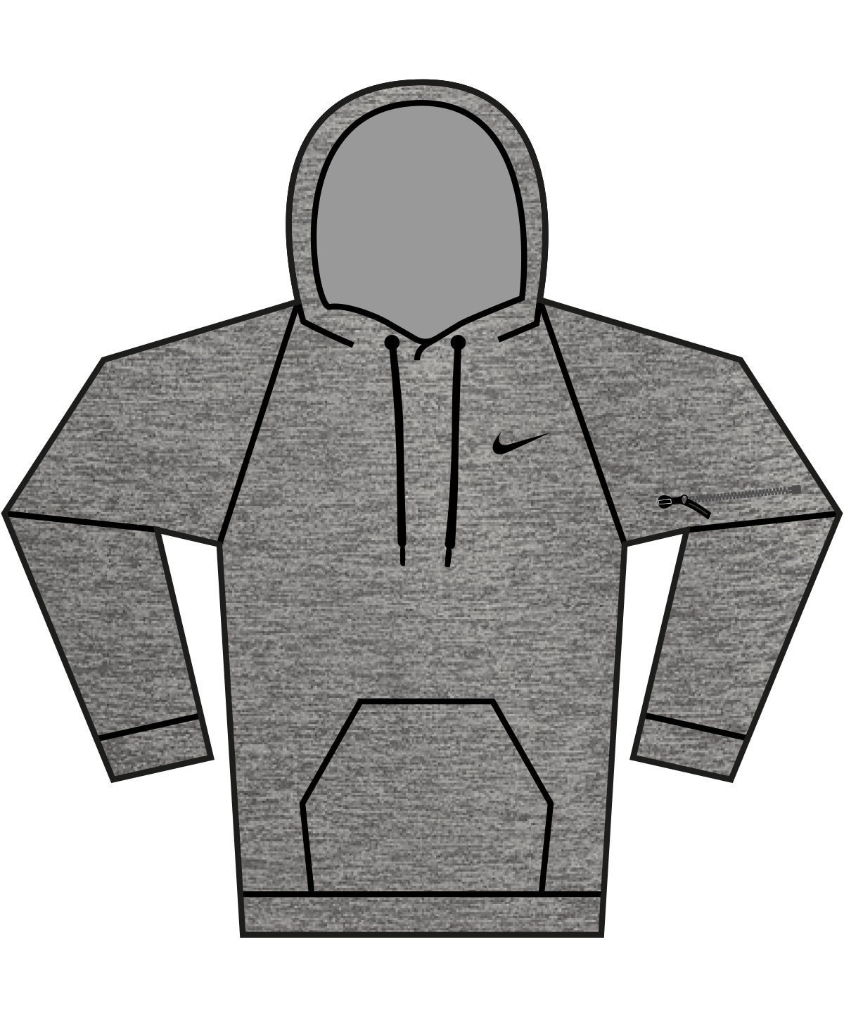 Nike men’s pullover fitness hoodie