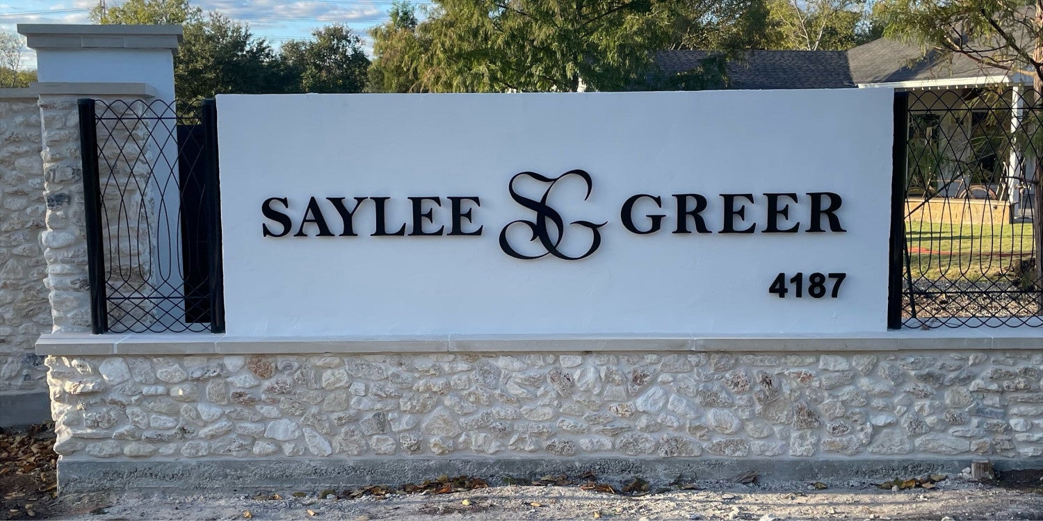 Outdoor Storefont Signs