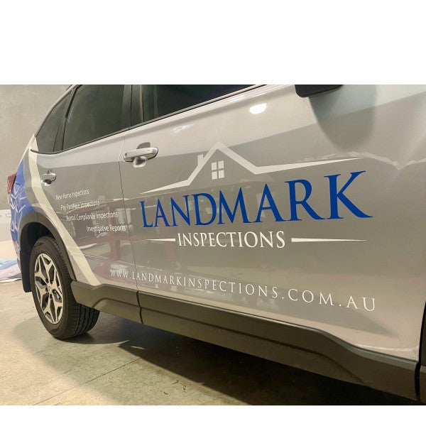Vehicle Signage - Landmark Inspections.