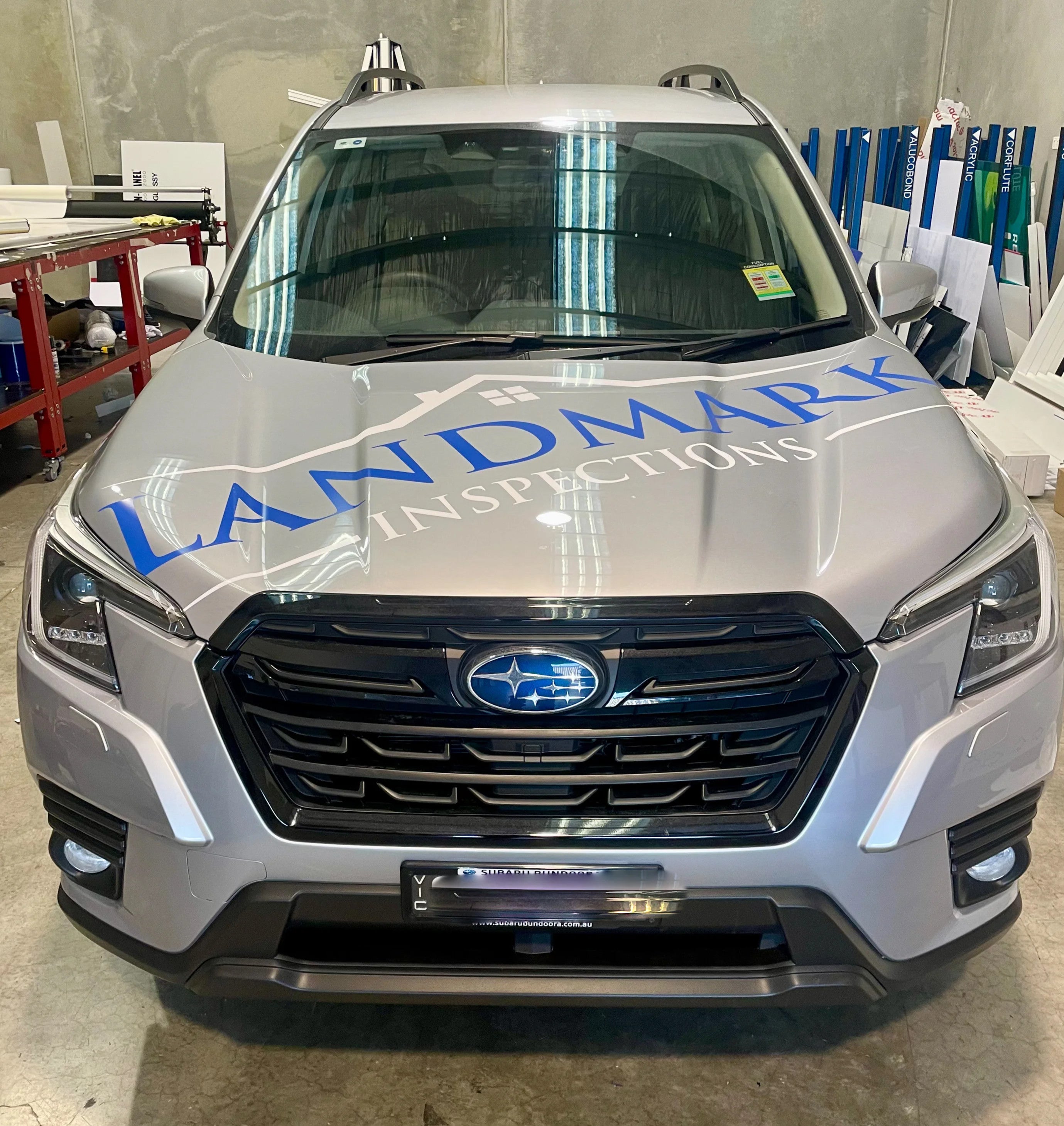 Vehicle Signage - Landmark Inspections.