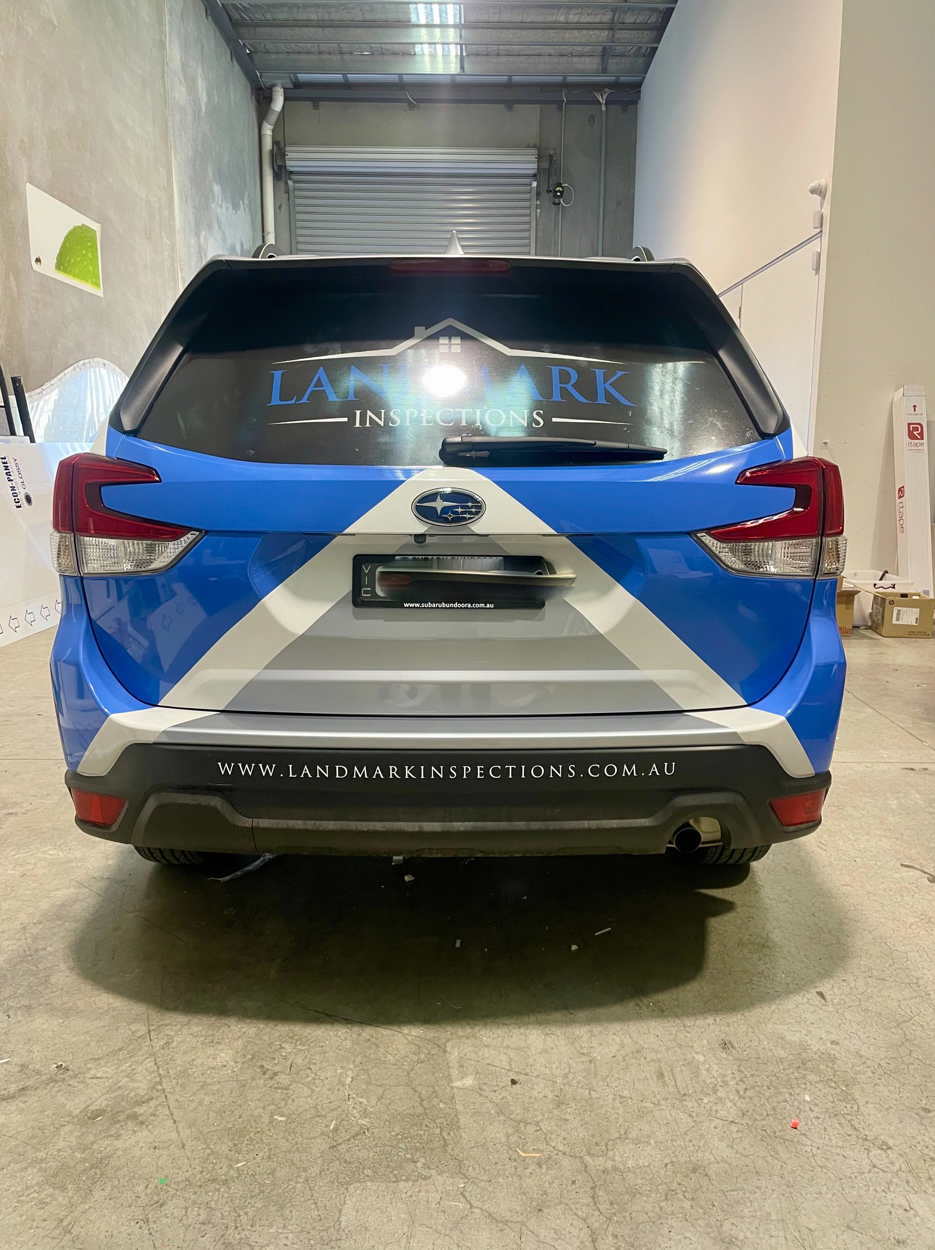 Vehicle Signage - Landmark Inspections.