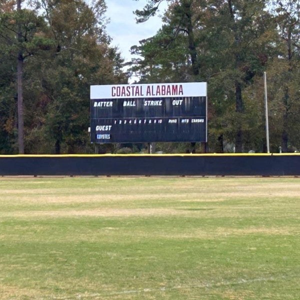 Coastal Alabama Scoreboard Sign