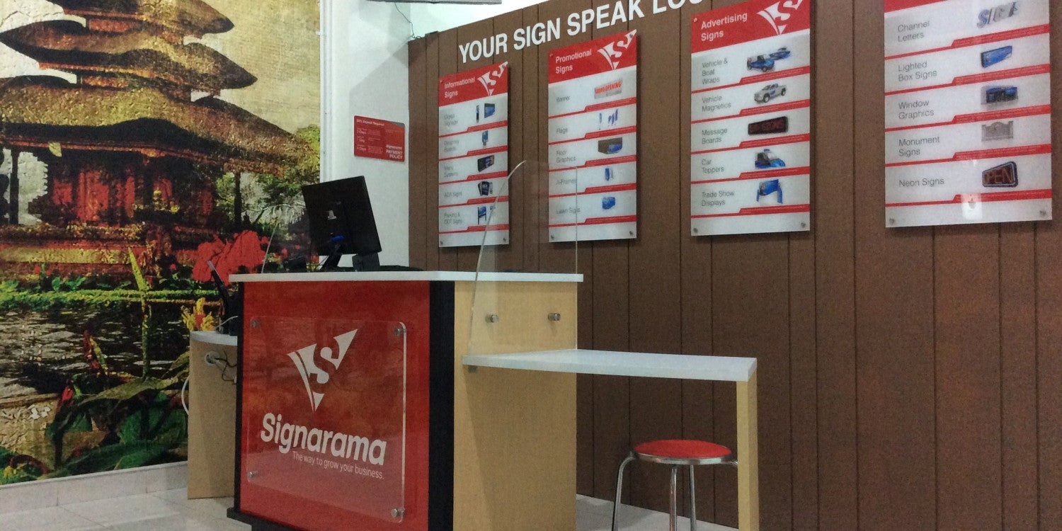 Signage Resepsionis